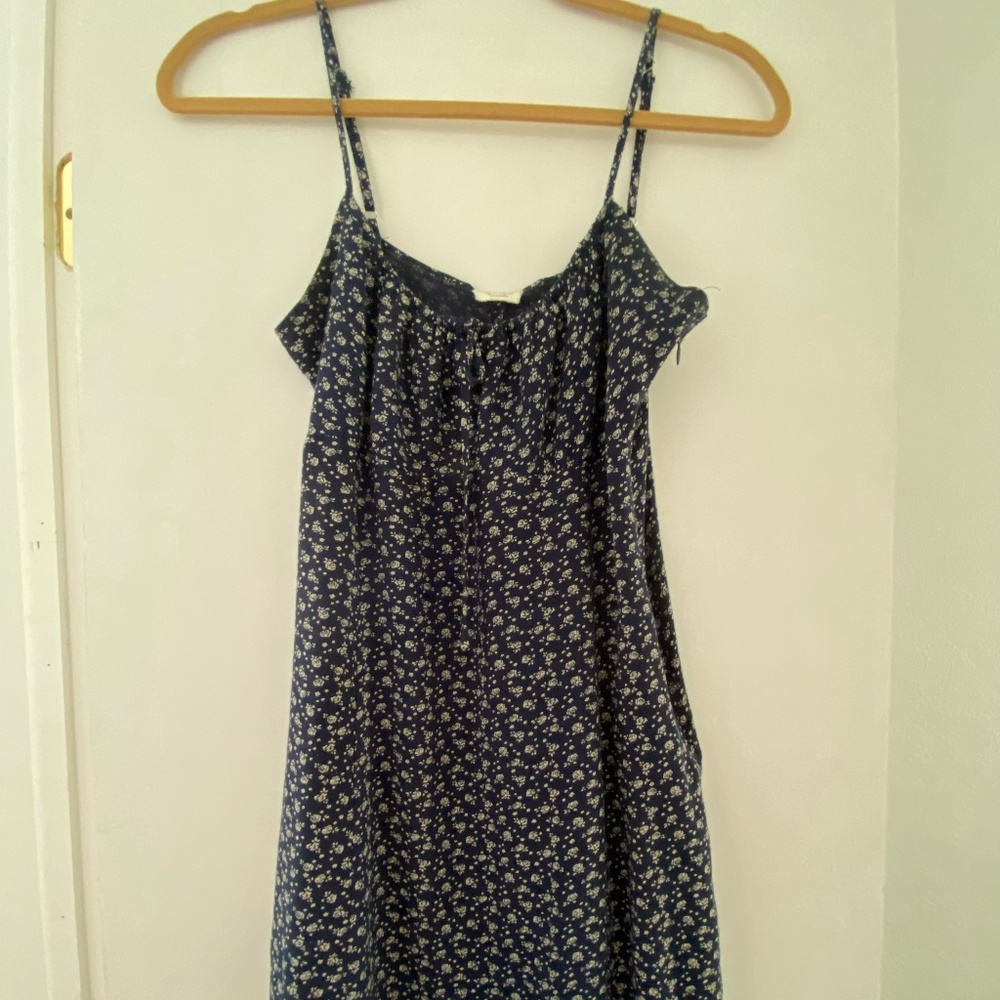 John Galt Blue Floral Slip Dress